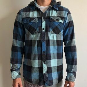 Flannel hoodie